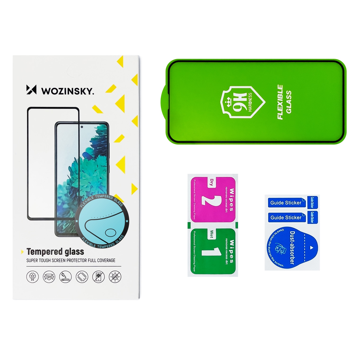 Wozinsky Flexi Nano Glas Film Härdat Glas Med Ram För Samsung Galaxy S22+ Transparent