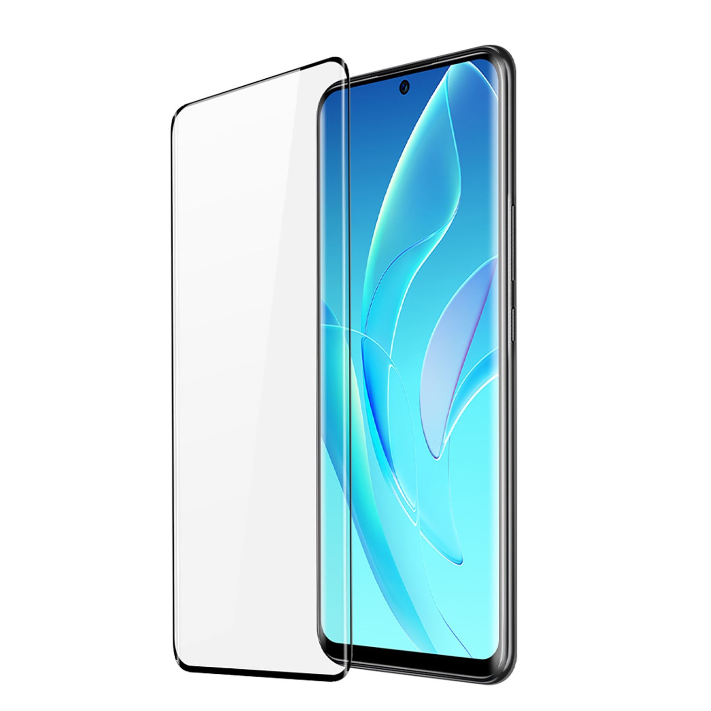 Dux Ducis Curved Glass Härdat glas för Honor 60 Pro med svart ram