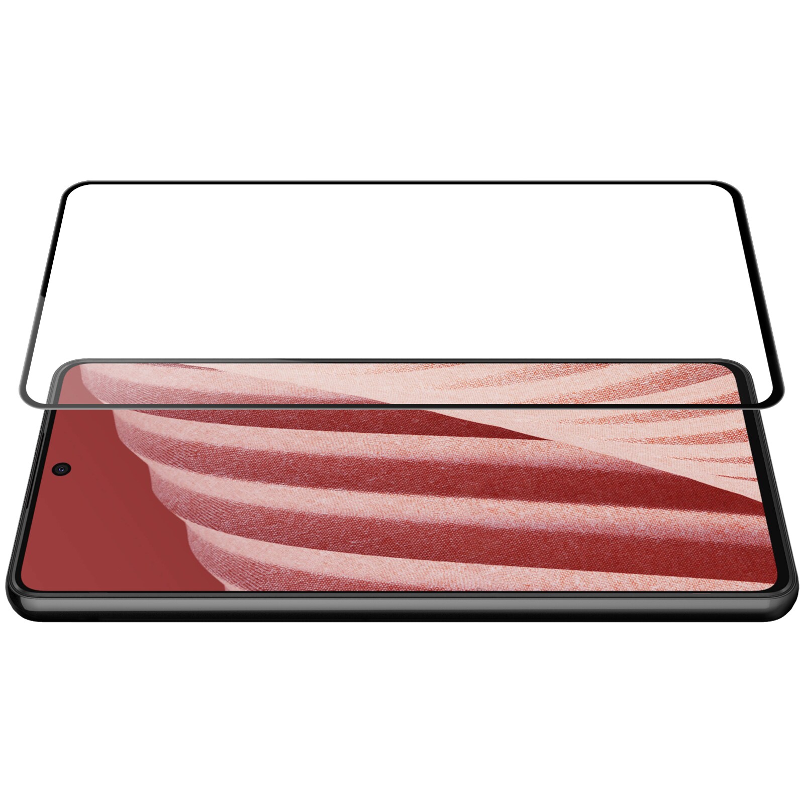 Nillkin CP+PRO ultratunt härdat fullskärmsglas med 0,2 mm ram 9H Samsung Galaxy A73 svart