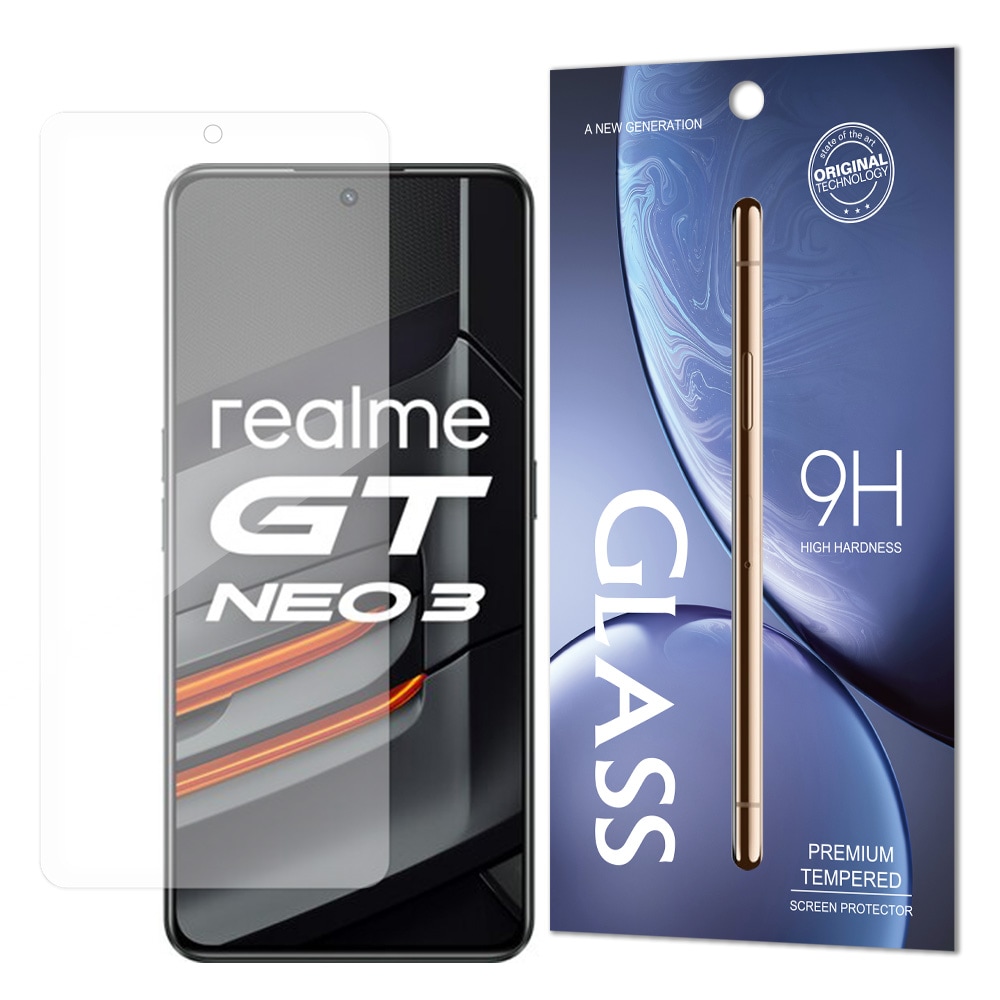 Härdat glas 9H Härdat glas Realme GT Neo 3 (förpackning - kuvert)