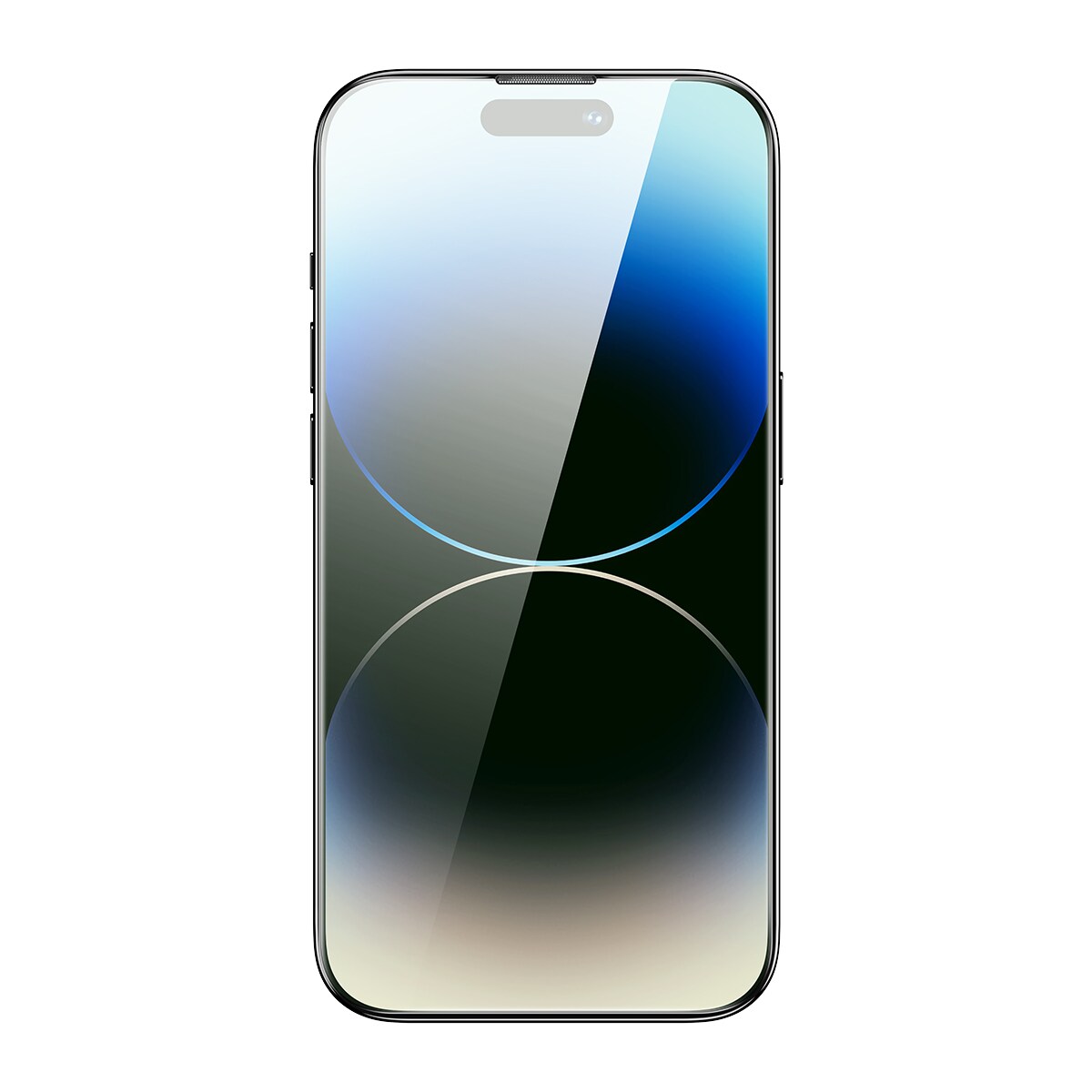 Baseus Härdat glas för iPhone 14 Pro Max med blåljusfilter & 0,3 mm högtalarskydd + monteringsram