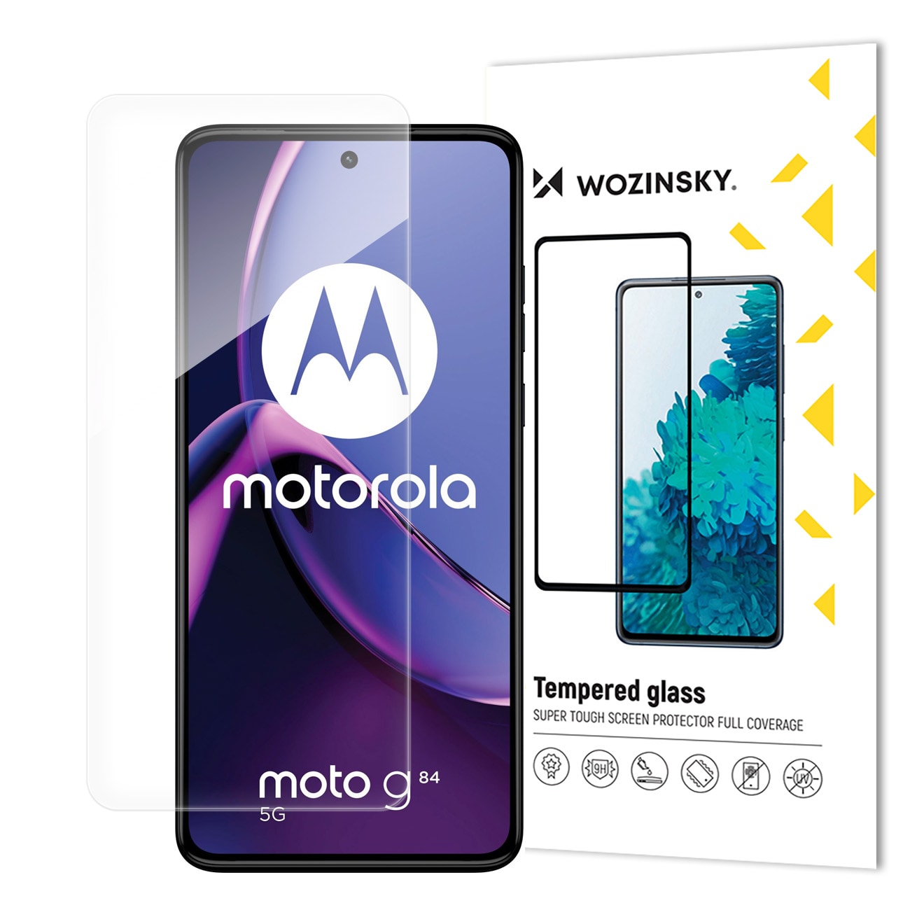 Wozinsky Härdat glas för Motorola Moto G84