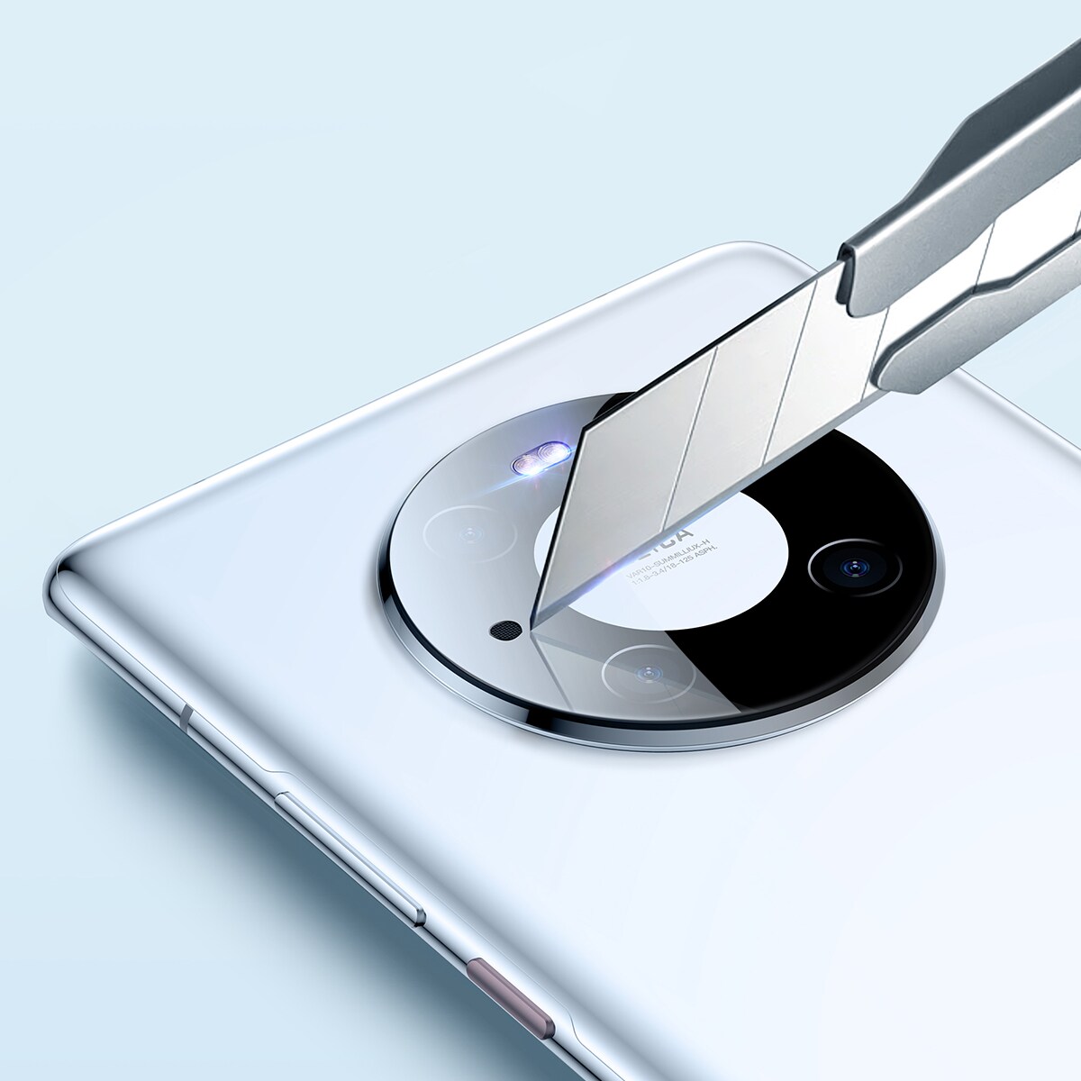 Baseus Huawei Mate 40 Pro Kamerafilm 0,3mm (2st) transparent + rengöringssats (SGQK000502)