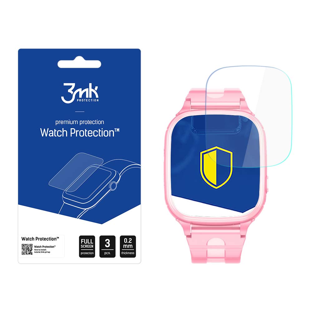 3mk Watch Protection ARC Smartwatch skärmskydd för Forever GPS WIFI Kids Watch Me 2 KW-310