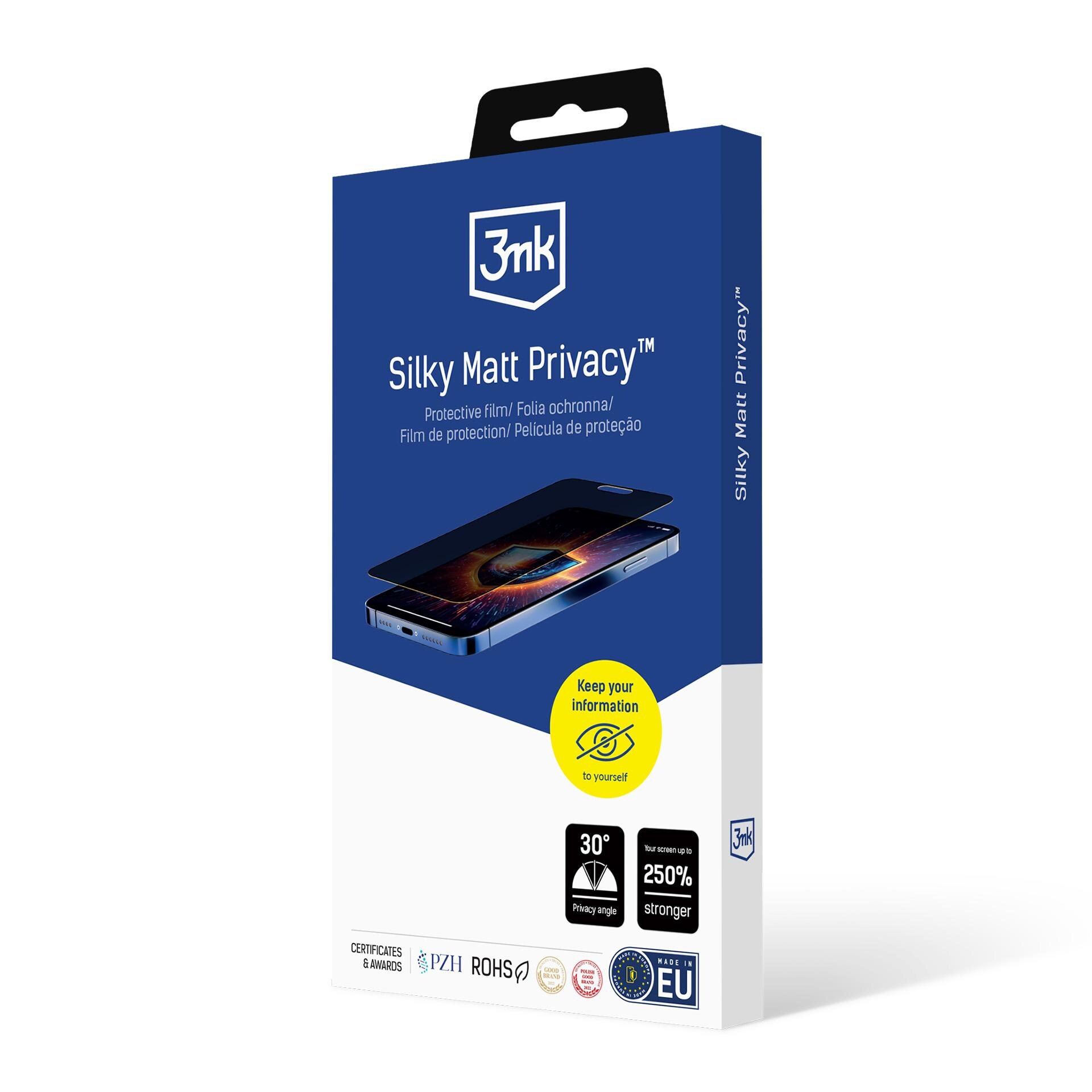3mk Silkesmatt integritetsskärmskydd för Samsung Galaxy A52 4G / 5G A52s 5G