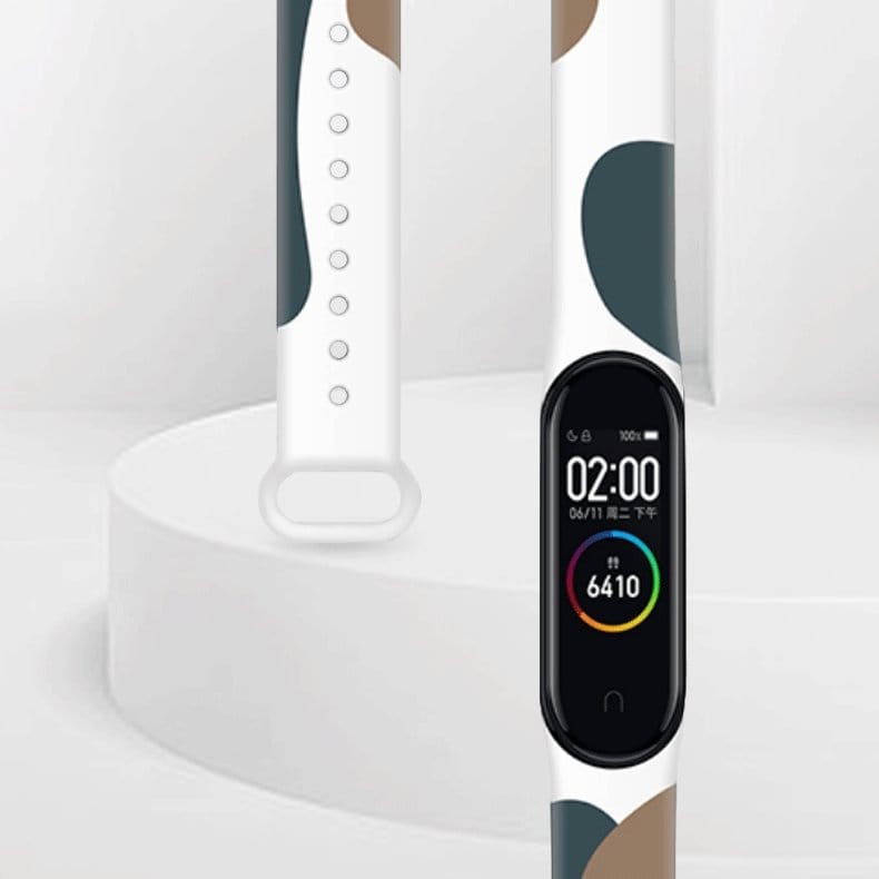 Rem Moro band för Xiaomi Mi Band 5 / 6 silikonrem klockarmband mönster 5