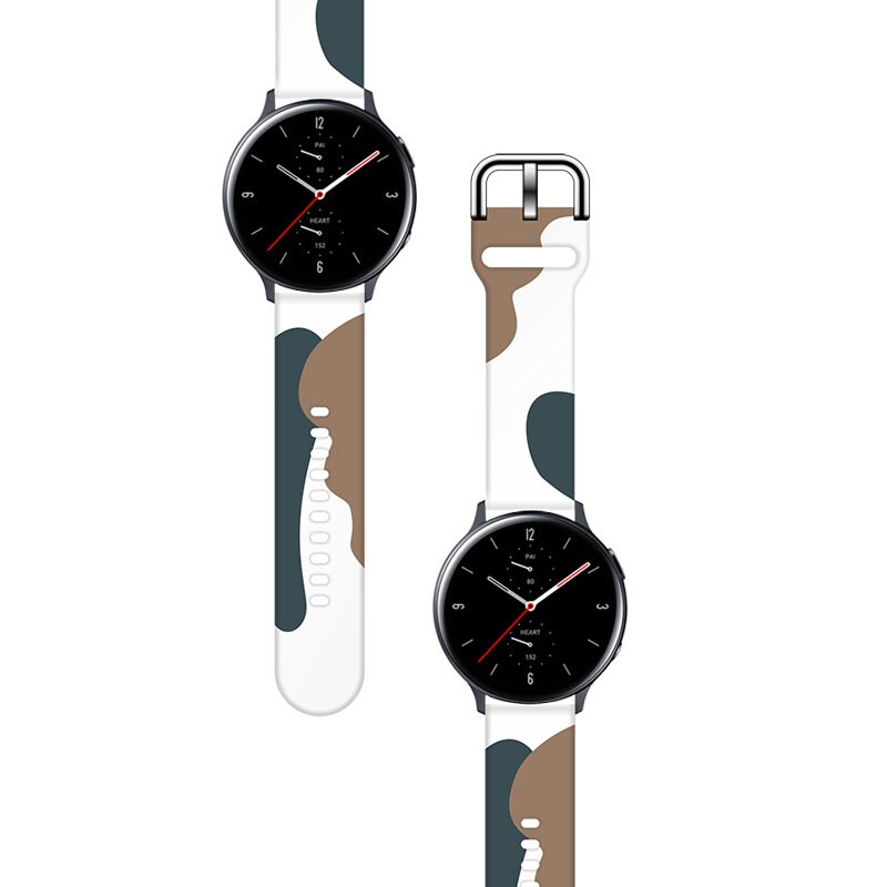Armband Moro för Samsung Galaxy Watch 45 / 46 / 47 mm silikonarmband klockarmband - mönster 1