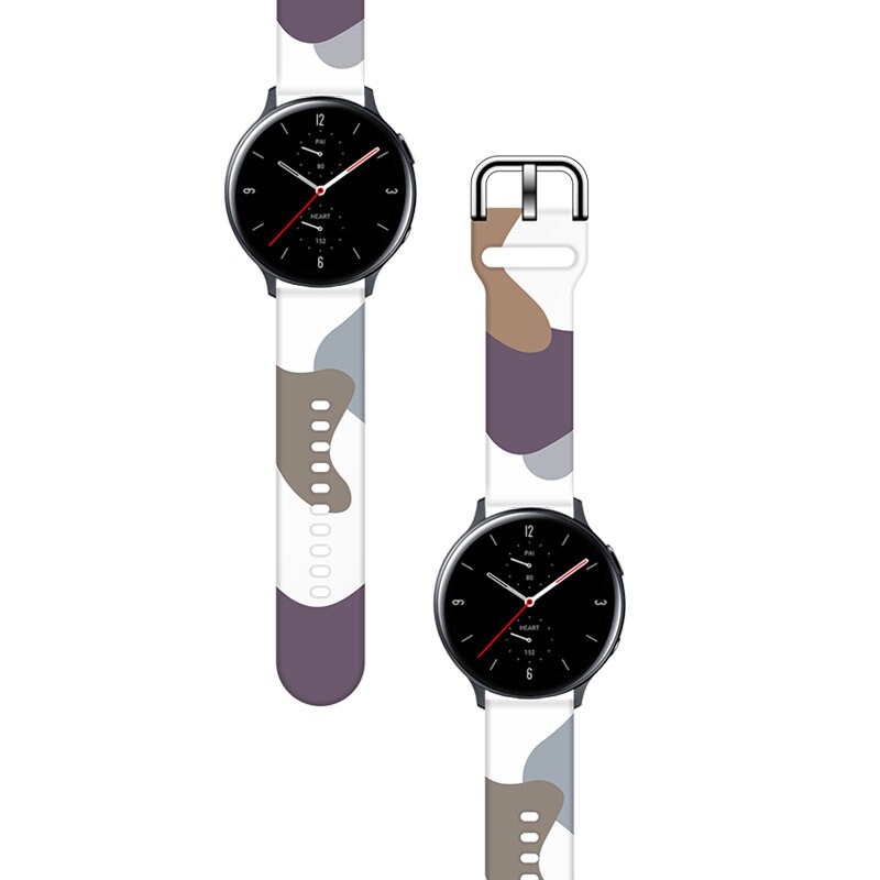 Armband Moro för Samsung Galaxy Watch 45 / 46 / 47 mm silikonarmband klockarmband - mönster 9