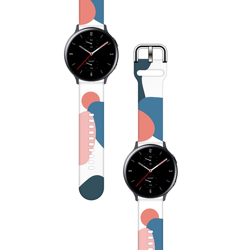 Armband Moro för Samsung Galaxy Watch 45 / 46 / 47 mm silikonarmband klockarmband - mönster 10