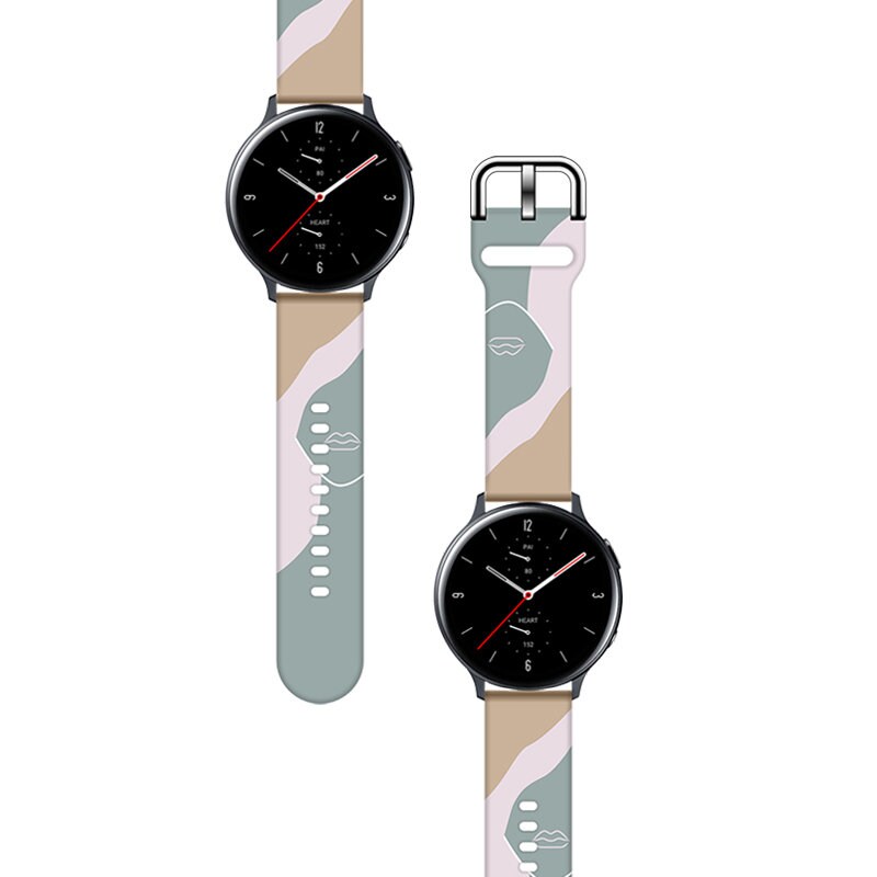 Armband Moro för Samsung Galaxy Watch 45 / 46 / 47 mm silikonarmband klockarmband - mönster 17
