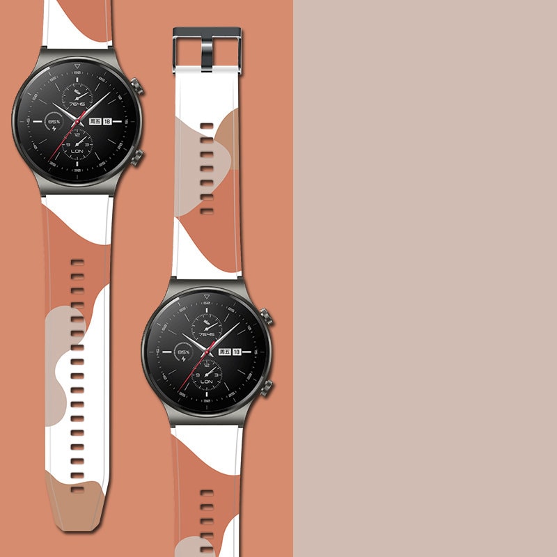 Rem Moro band för Huawei Watch GT2 Pro silikonrem klockarmband mönster 6