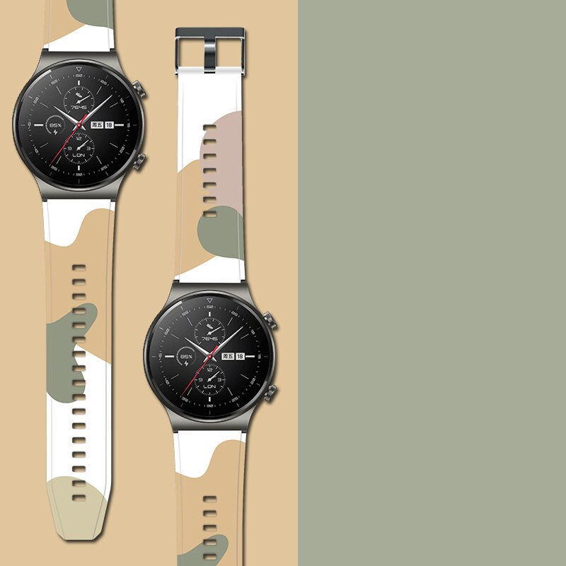 Armband Moro band för Huawei Watch GT2 Pro silikonarmband klockarmband mönster 7