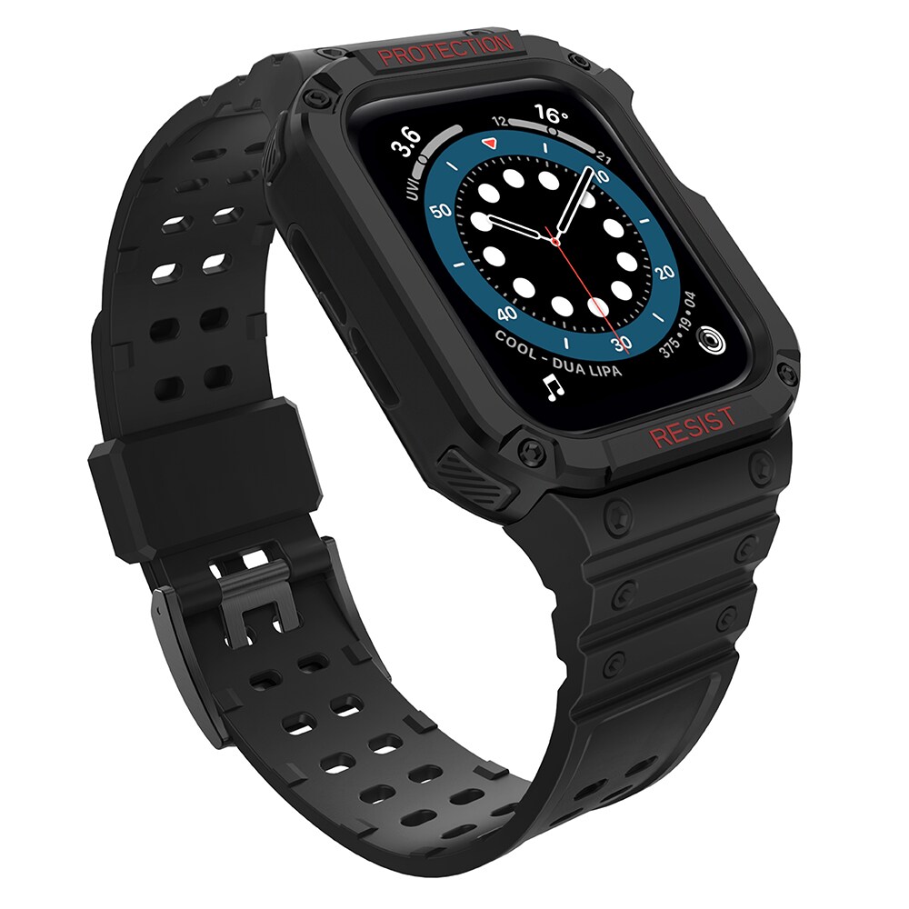 Skyddsarmband för Apple-klocka 38/40/41mm pansarband - svart