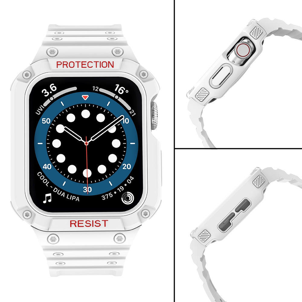 Protect armband för Apple klocka 38/40/41mm pansararmband - vit