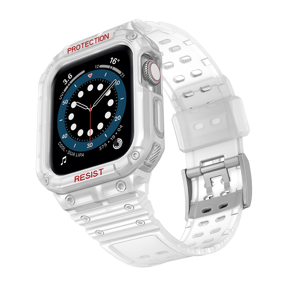 Skyddsarmband för Apple-klocka 38/40/41mm pansararmband - transparent