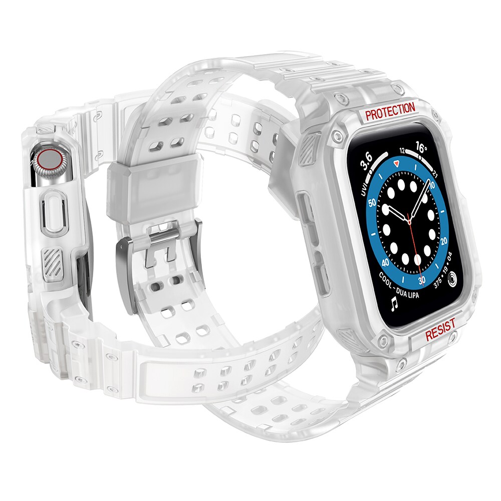 Skyddsarmband för Apple-klocka 38/40/41mm pansararmband - transparent