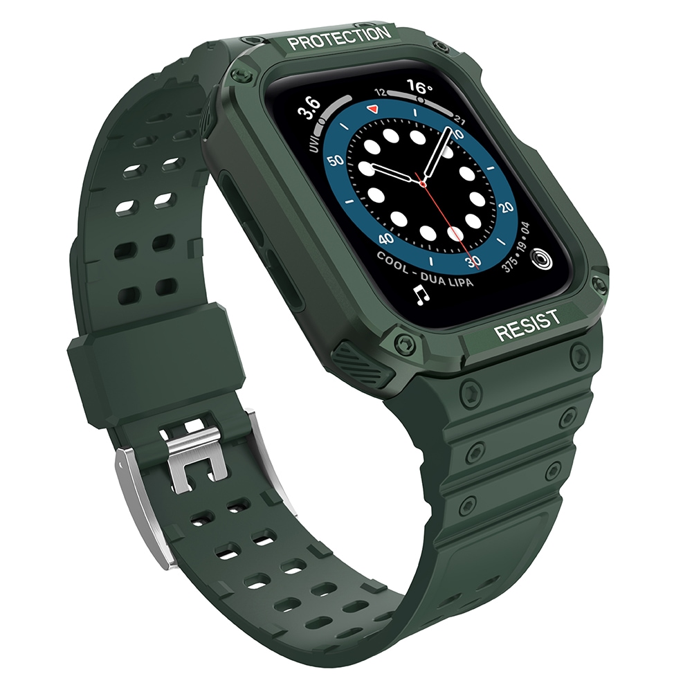 Skyddsarmband för Apple-klocka 38/40/41mm pansarband - grön