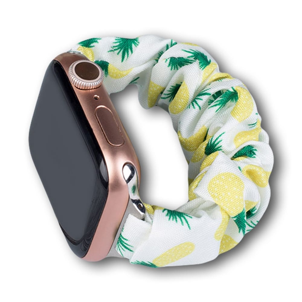 Tygband för Apple Klocka 38 / 40 / 41 mm armband armband gummiband - ananas