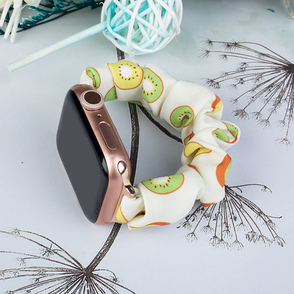 Tygband för Apple Klocka 42 / 44 / 45 mm armband armband gummiband - kiwi