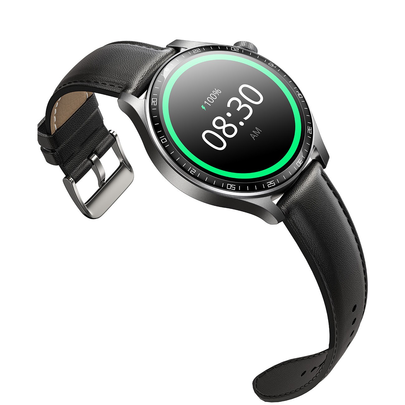 Joyroom Classic Serie JR-FC2 Pro Smartwatch med telefonsvararfunktion - mörkgrå