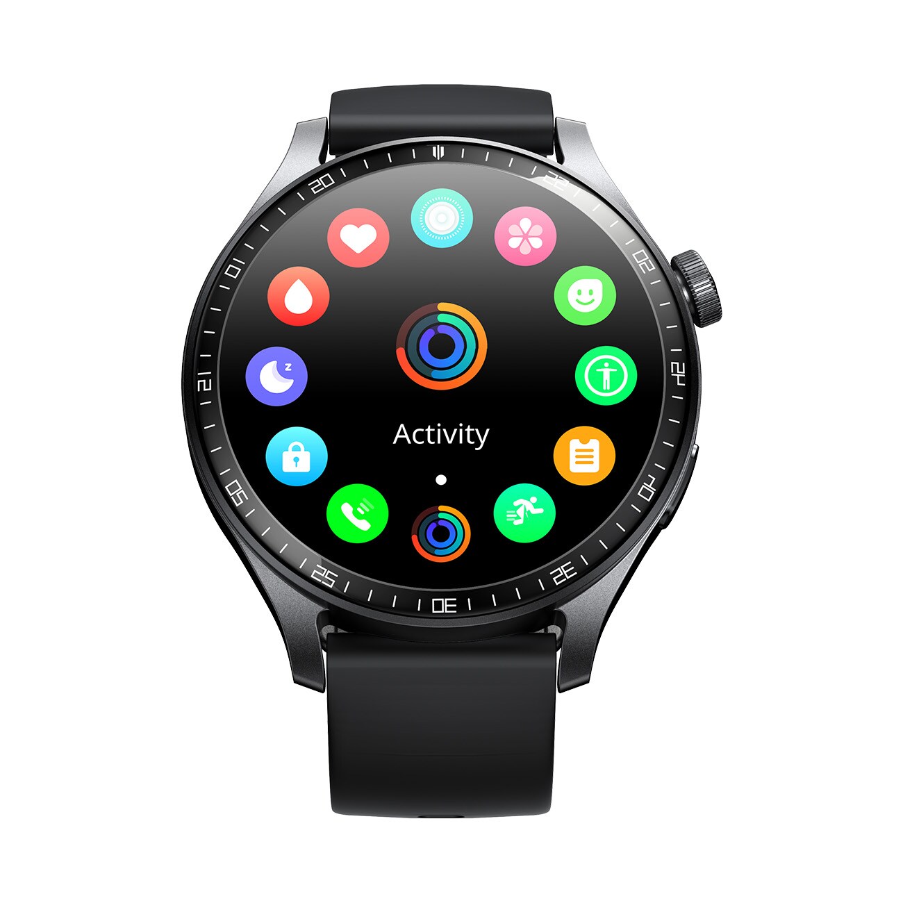 Joyroom Classic Serie JR-FC2 Pro Smartwatch med telefonsvararfunktion - mörkgrå