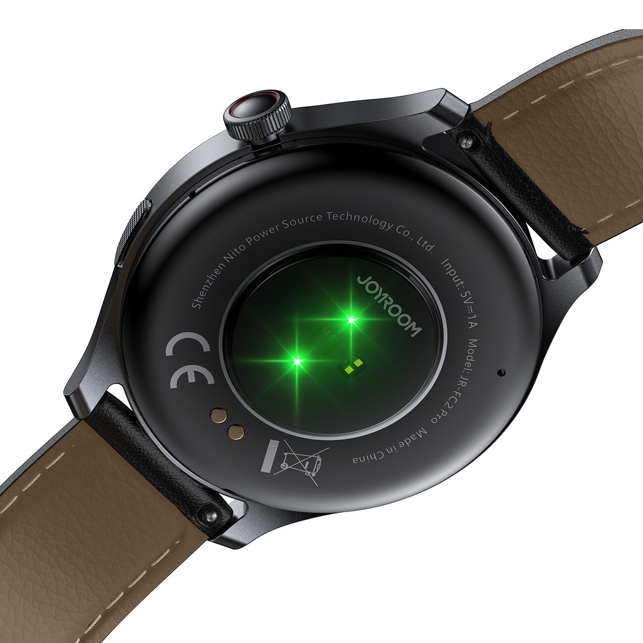 Joyroom Classic Serie JR-FC2 Pro Smartwatch med telefonsvararfunktion - mörkgrå