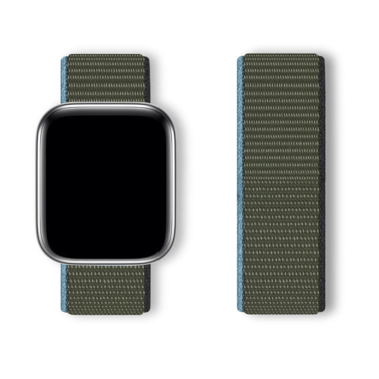 Sport Loop Armband till Apple Klocka 38 / 40 / 41 mm - Grön