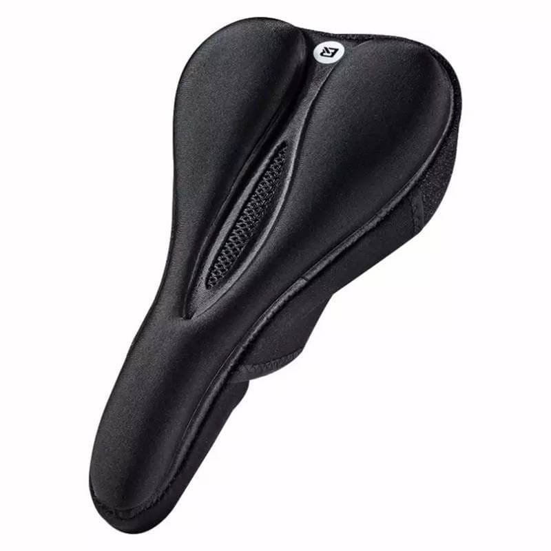 Rockbros LF047-B silikongeléöverdrag för cykelsits storlek L - svart / Sadelöverdrag