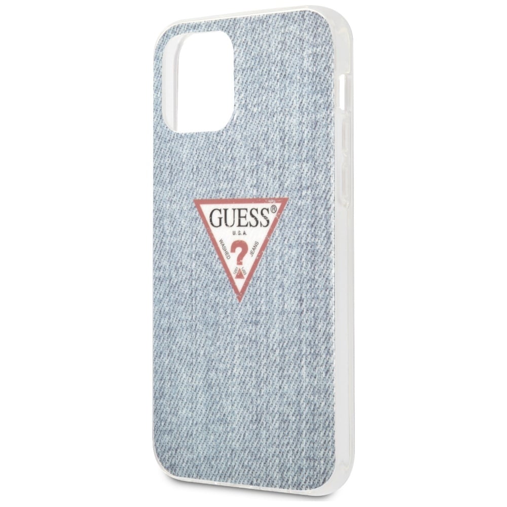 Guess GUHCP12SPCUJULLB iPhone 12 mini 5,4" blå/lyseblå hardcase Jeans Collection