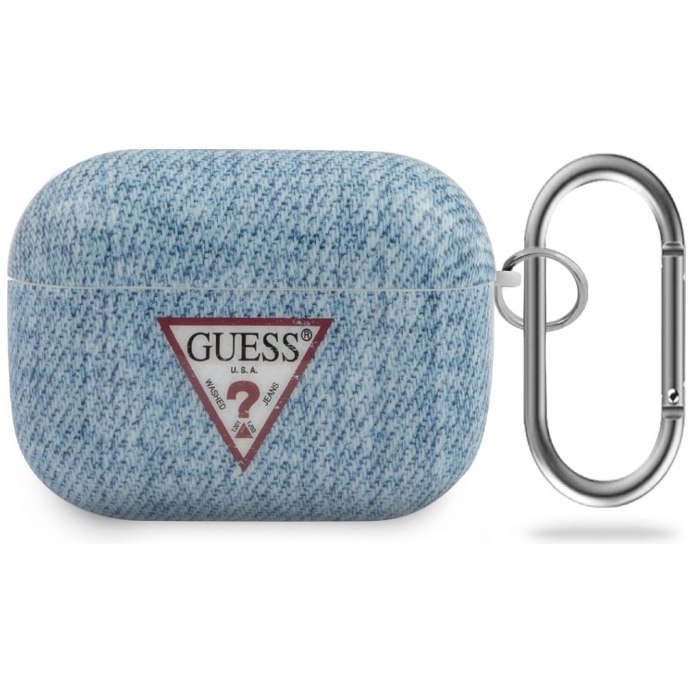Guess GUACAPTPUJULLB AirPods Pro-skydd blå/ljusblå Jeans Collection
