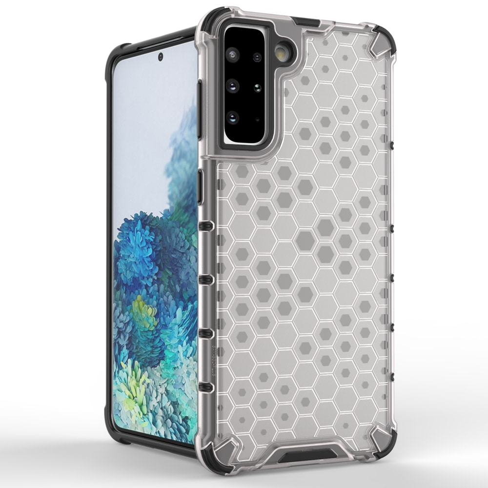 Honeycomb Case pansarskydd med TPU-stötfångare för Samsung Galaxy S21+ 5G (S21 Plus 5G) blå