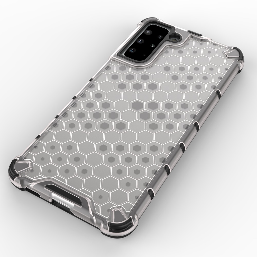 Honeycomb Case pansarskydd med TPU-stötfångare för Samsung Galaxy S21+ 5G (S21 Plus 5G) blå