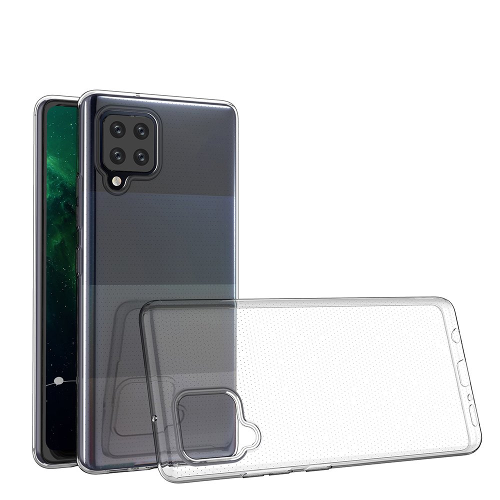 Ultra Clear 0,5 mm fodral Gel TPU Cover för Samsung Galaxy A12 / Galaxy M12 transparent