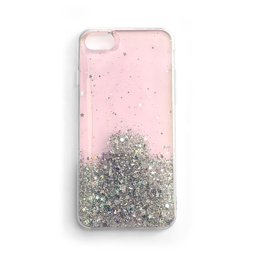 Wozinsky Star Glitter Shining Cover för Samsung Galaxy A42 5G rosa