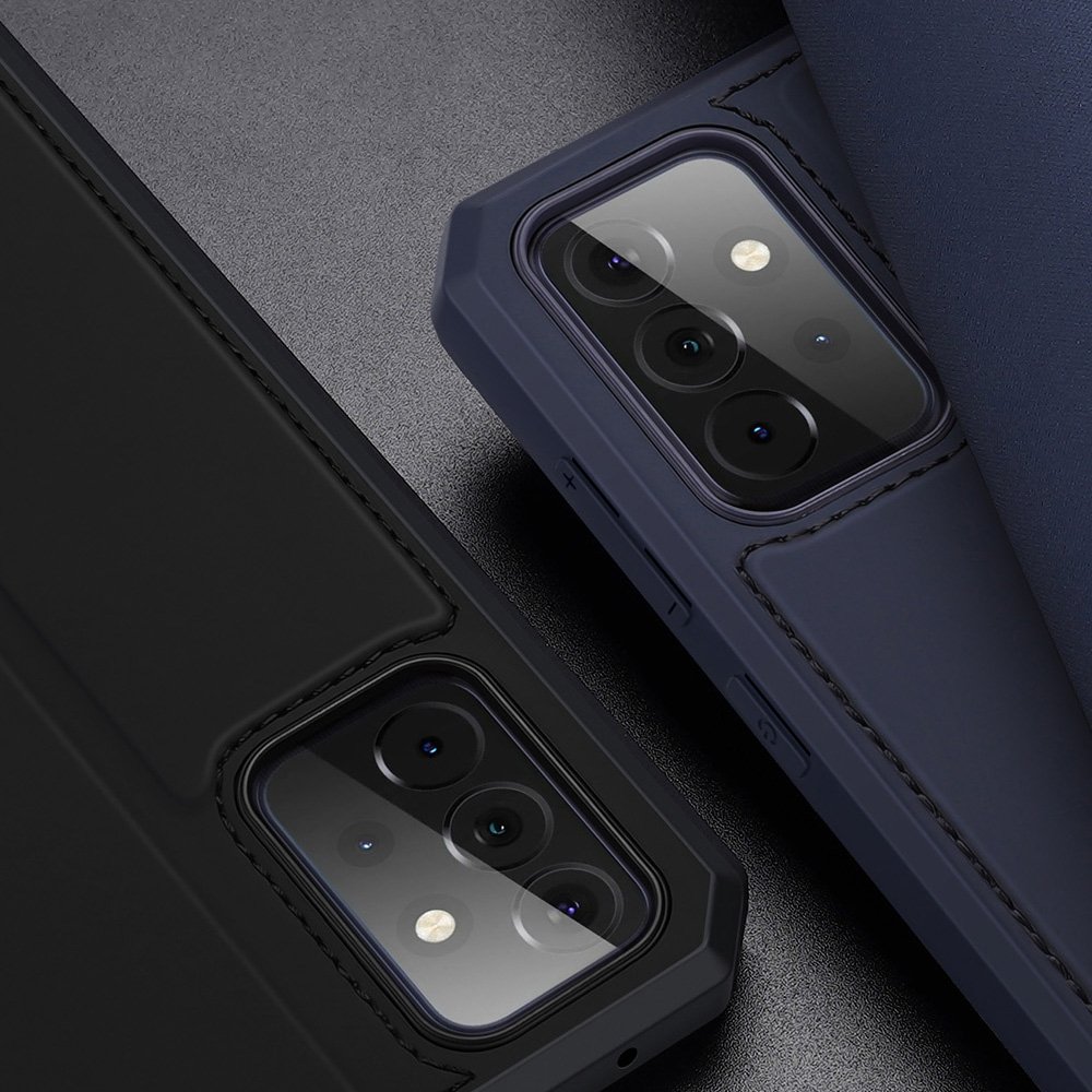DUX DUCIS Skin X Bookcase typ fodral för Samsung Galaxy A72 4G blå
