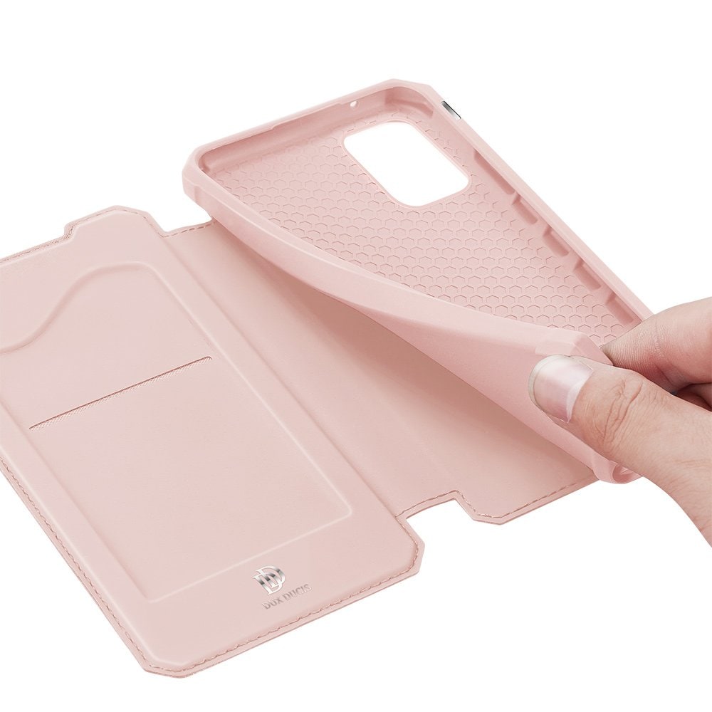 DUX DUCIS Skin X Bookcase typ fodral för Samsung Galaxy A72 4G rosa
