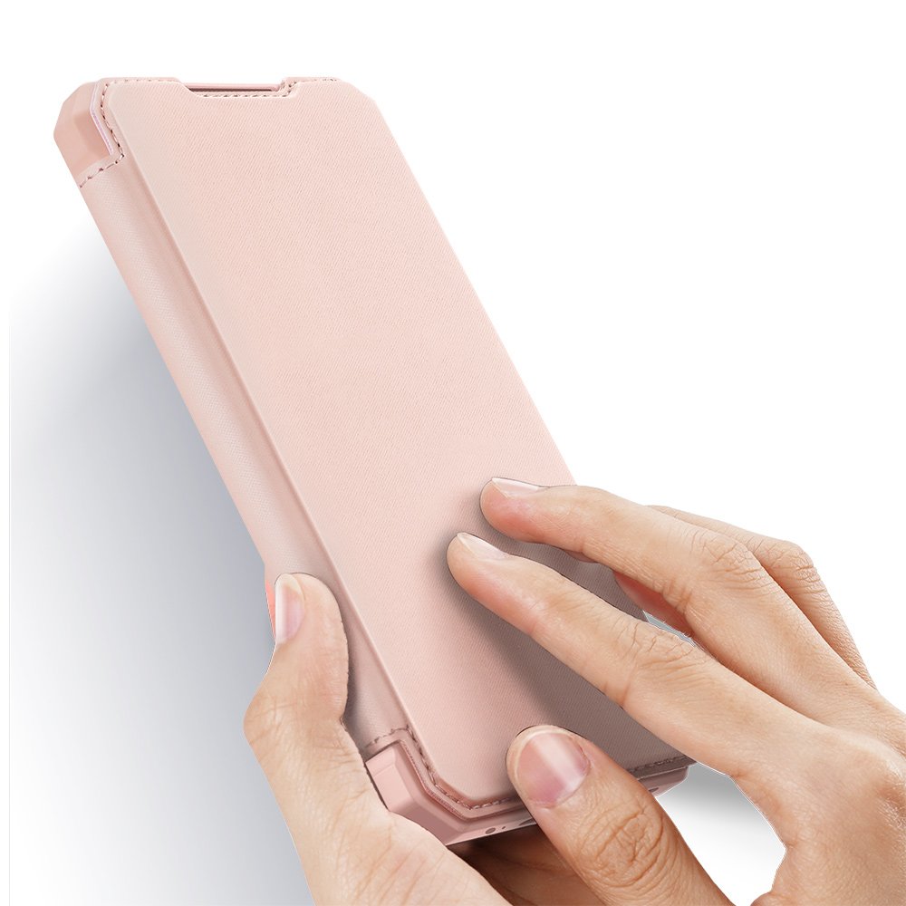 DUX DUCIS Skin X Bookcase typ fodral för Samsung Galaxy A72 4G rosa