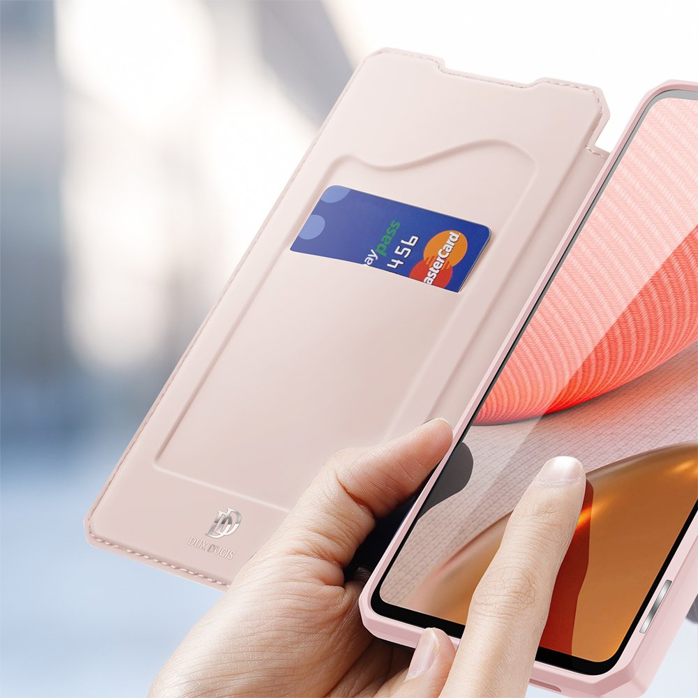 DUX DUCIS Skin X Bookcase typ fodral för Samsung Galaxy A72 4G rosa