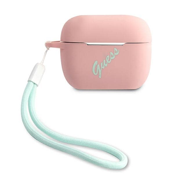 Guess GUACAPLSVSPG AirPods Pro-skydd rosa grön/rosa grön Silikon Vintage