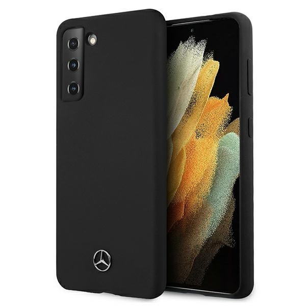 Mercedes Silikonfodral för Samsung Galaxy S21+ - Svart