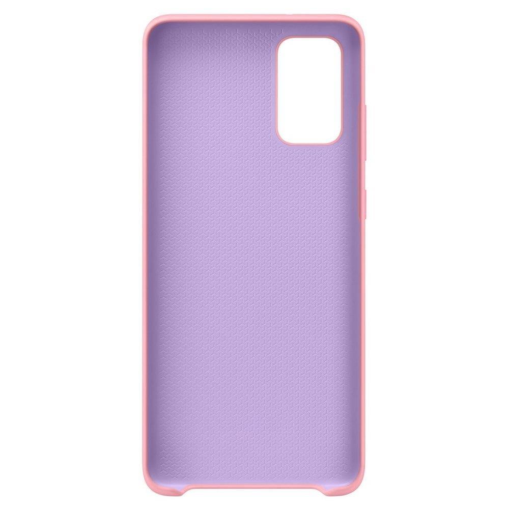 Silikoneetui Blødt, fleksibelt gummicover til Samsung Galaxy A72 4G pink