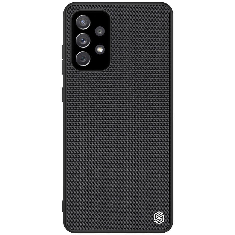 Nillkin Textured Case med gelram och nylonbaksida för Samsung Galaxy A72 4G svart
