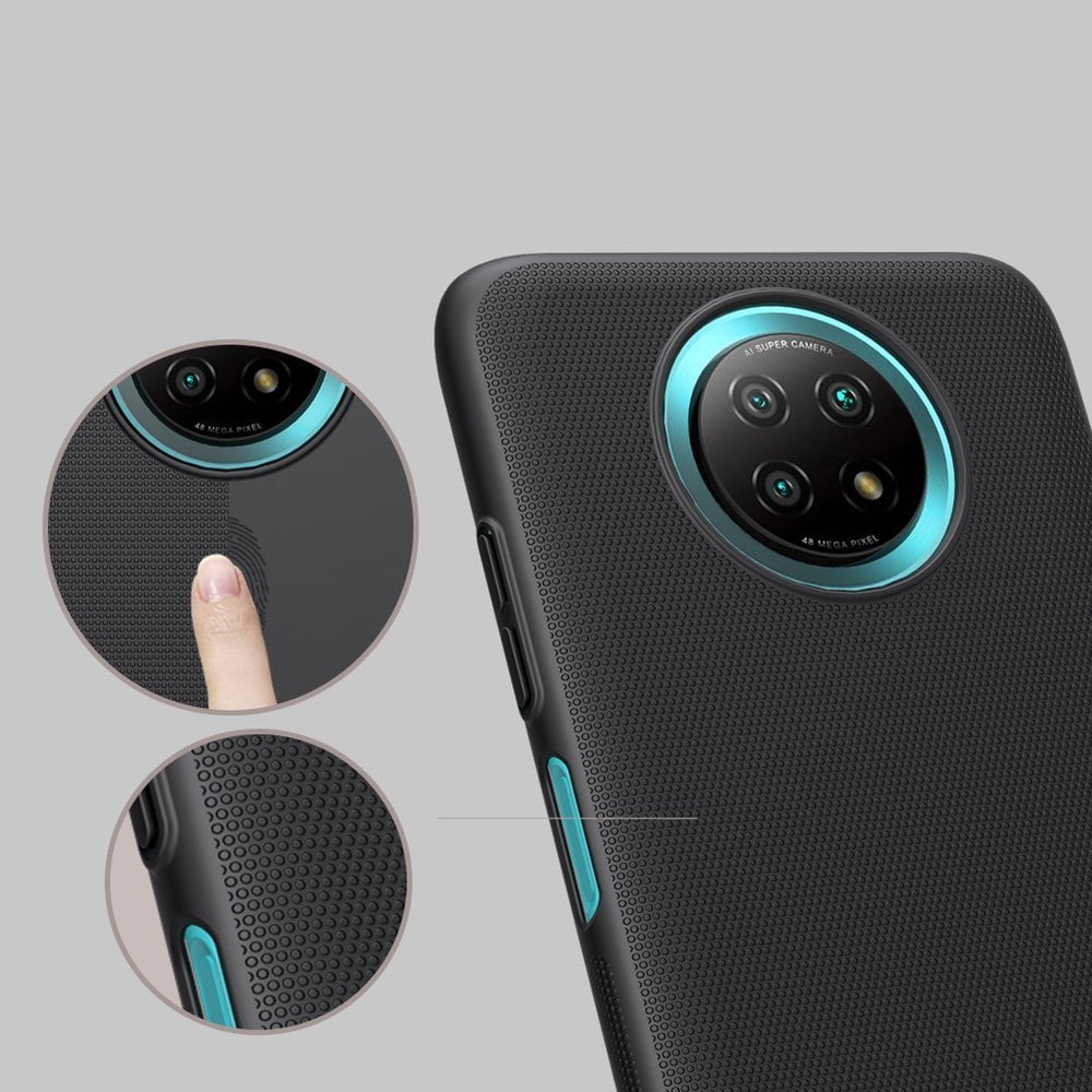 Nillkin Super Frosted Shield forstærket cover til Xiaomi Redmi Note 9T 5G sort