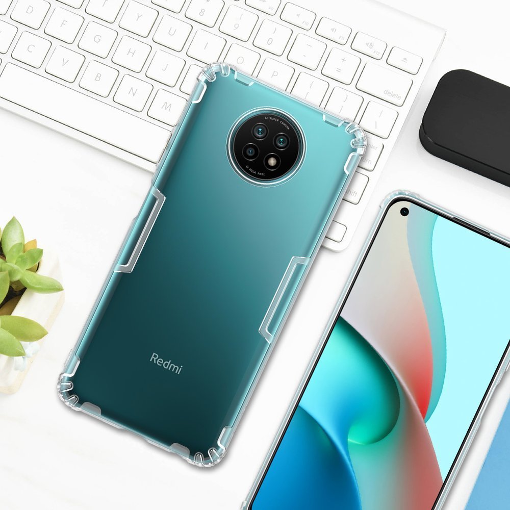 Nillkin Nature Gel Case Cover Ultra Slim Xiaomi Redmi Note 9T 5G Transparent