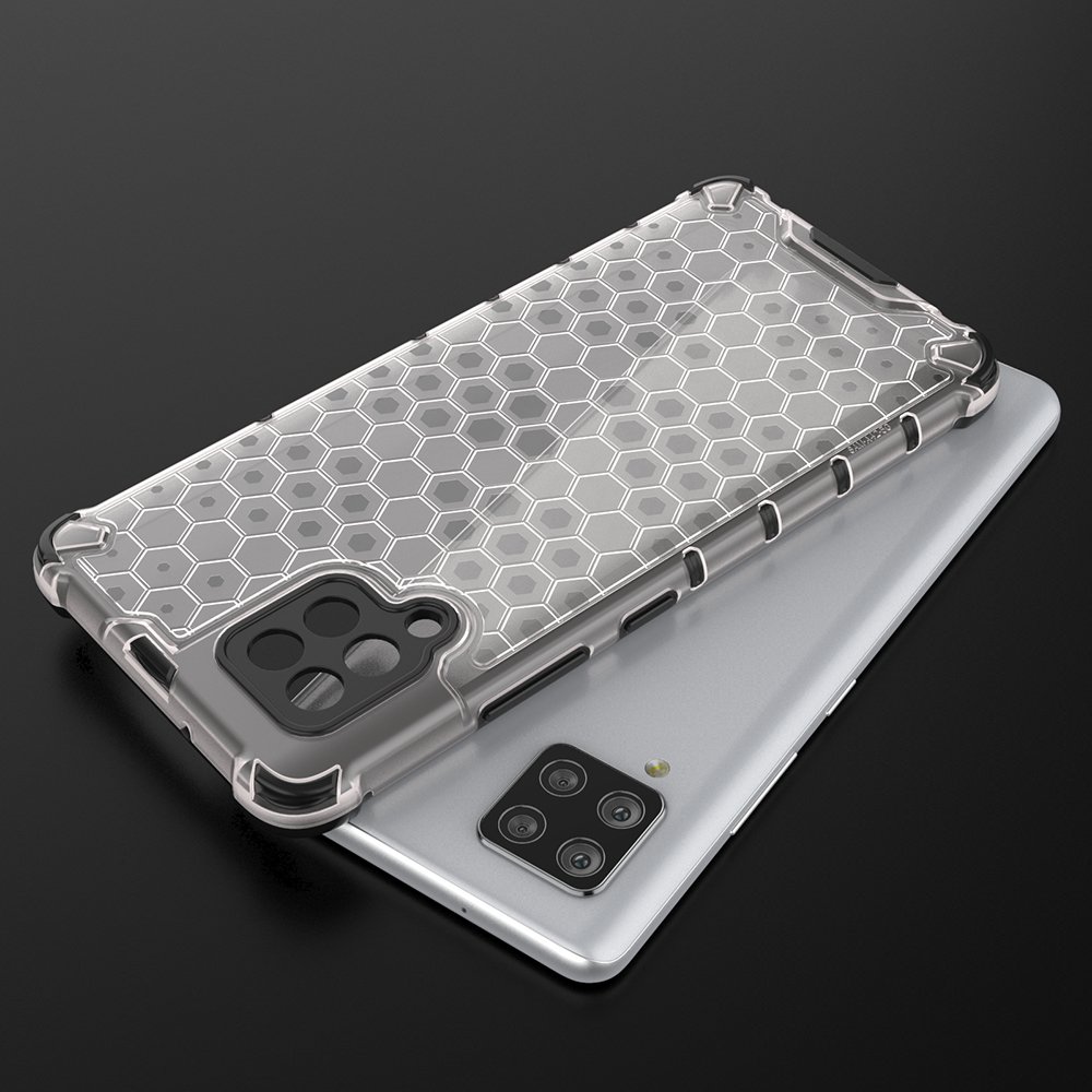 Honeycomb Case pansarskydd med TPU-stötfångare för Samsung Galaxy A42 5G blå