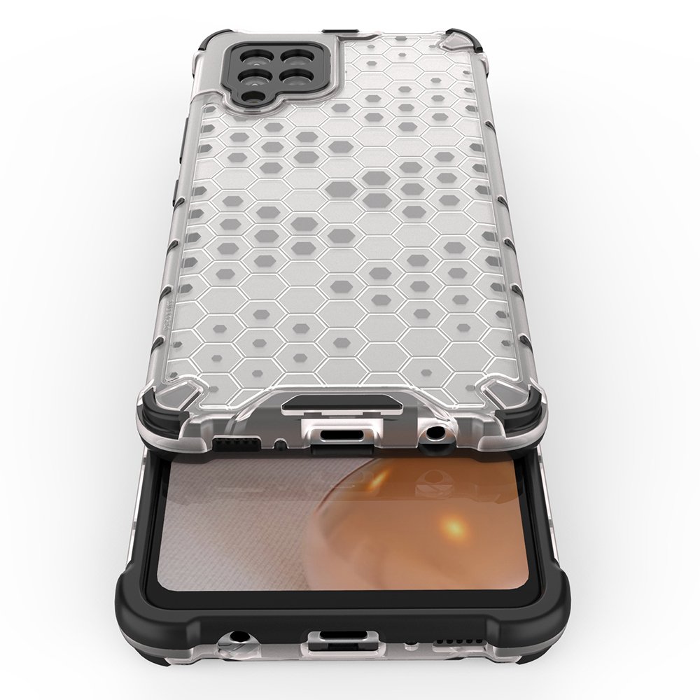 Honeycomb Case pansarskydd med TPU-stötfångare för Samsung Galaxy A42 5G grön