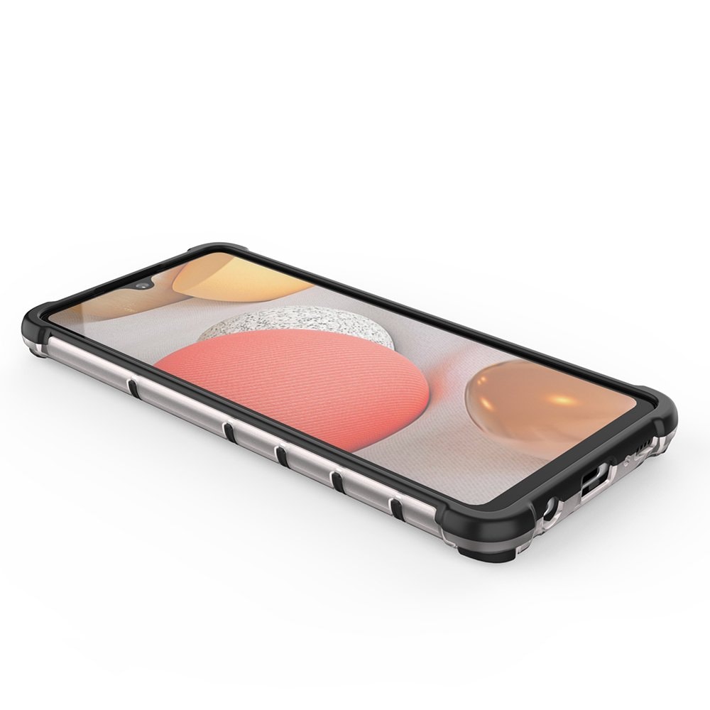 Honeycomb Case pansarskydd med TPU-stötfångare för Samsung Galaxy A42 5G röd