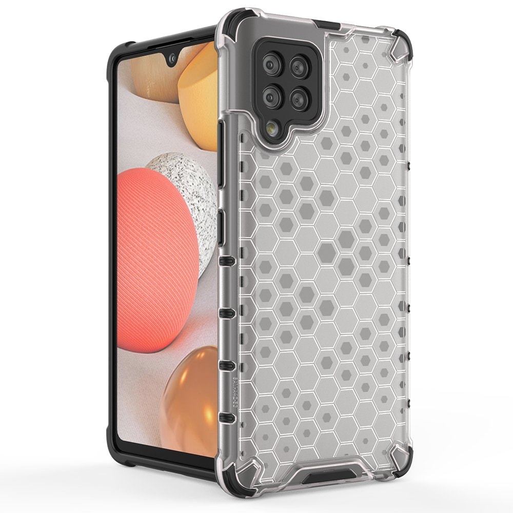 Honeycomb Case pansarskydd med TPU-stötfångare för Samsung Galaxy A42 5G röd