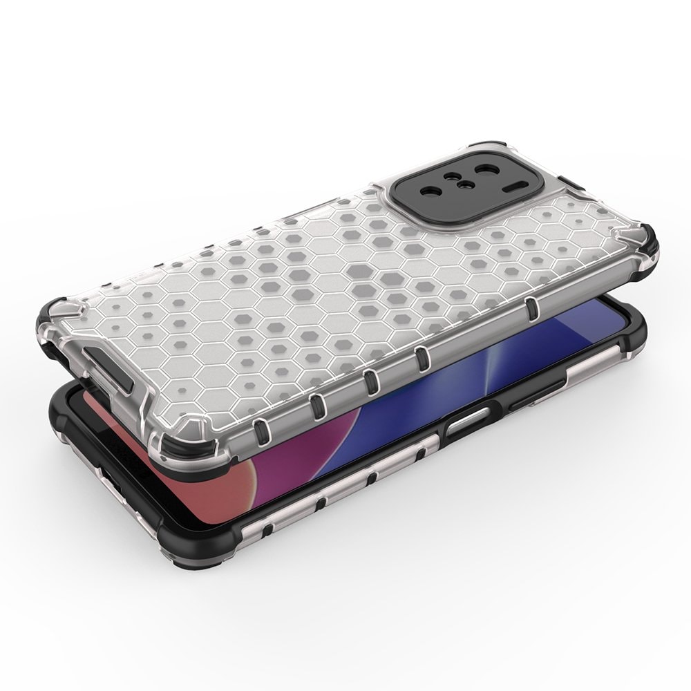 Honeycomb Case pansercover med TPU-kofanger til Xiaomi Redmi K40 Pro+ / K40 Pro / K40 / Poco F3 grøn