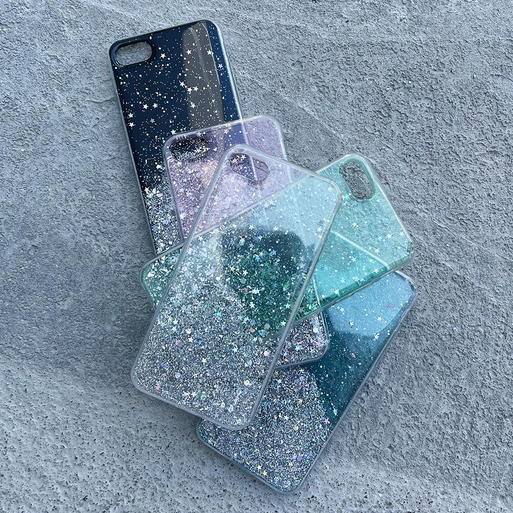 Wozinsky Star Glitter Shining Cover til Xiaomi Redmi K40 Pro+ / K40 Pro / K40 / Poco F3 green